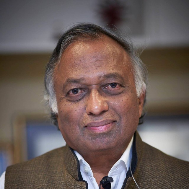 Portrait of Dr. Vijay Bhatkar, Computer Scientist · PARAM